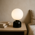 Marble and Glass Table Lamp