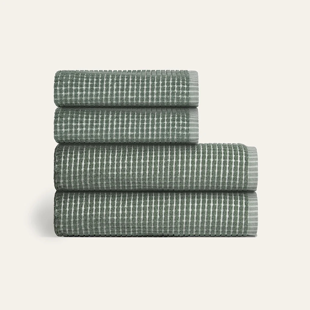 Onsen Sculpted Terry 4pc Towel Bundle