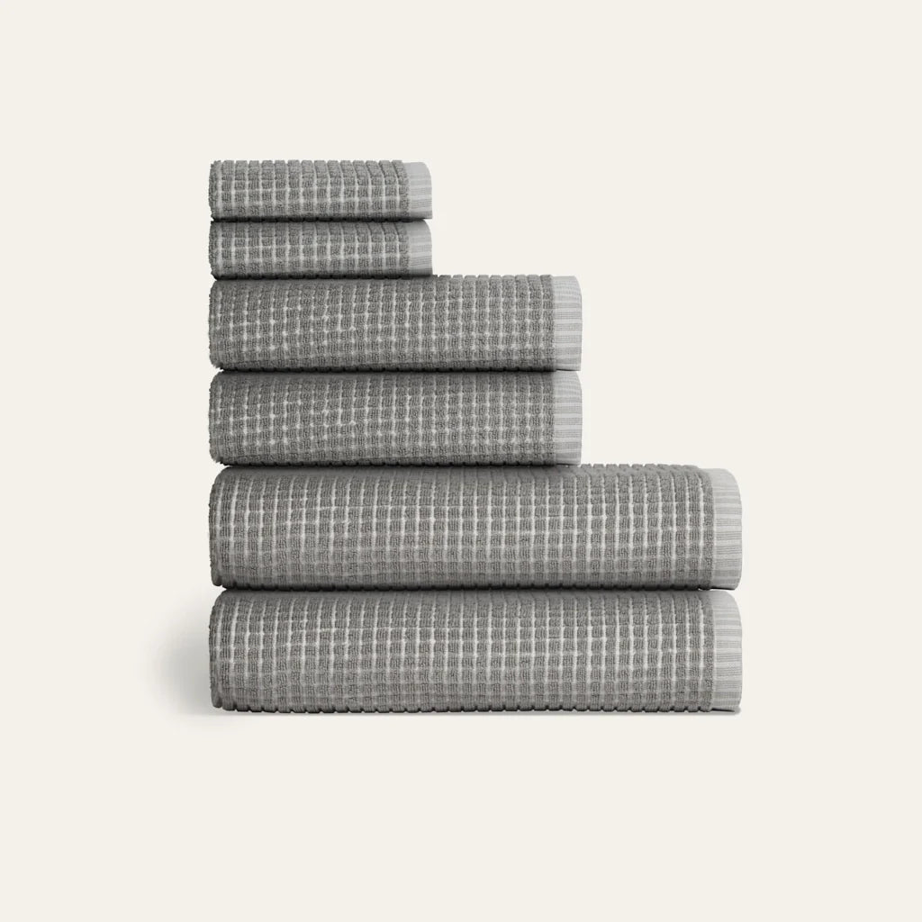 Onsen Sculpted Terry 6pc Towel Bundle