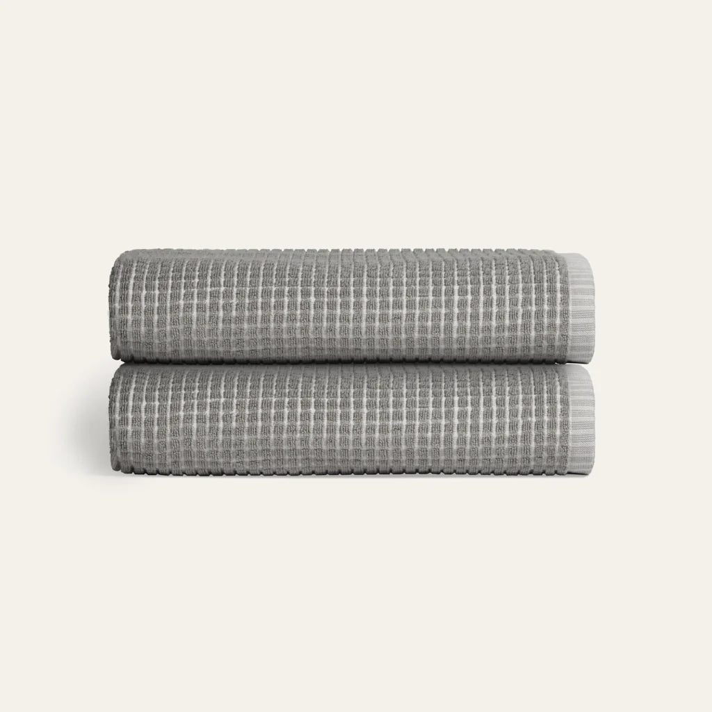 Onsen Sculpted Terry Bath Towels
