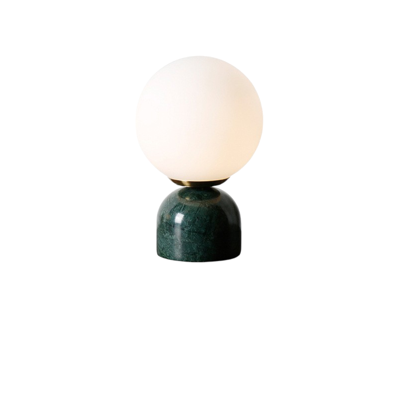 Marble and Glass Table Lamp