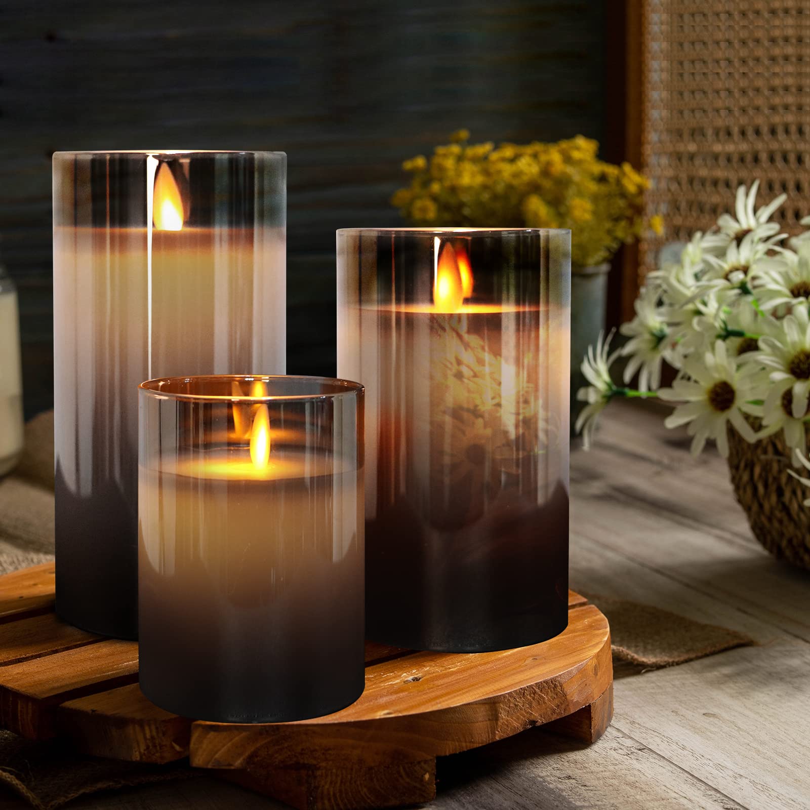 LED Flameless Candle with Remote and Timer