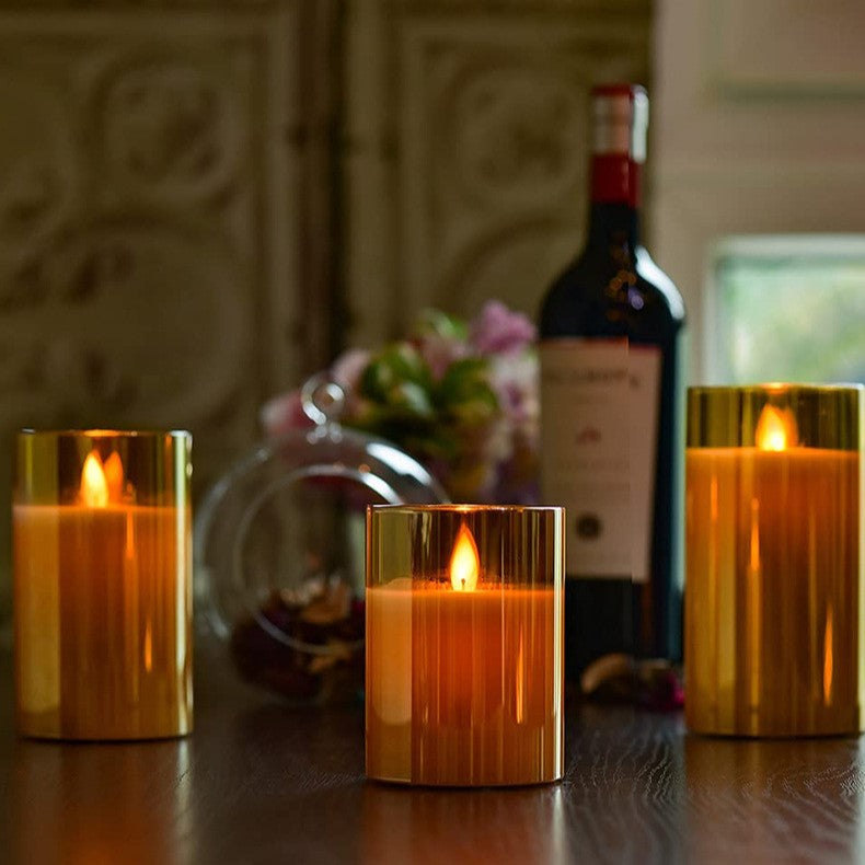 LED Flameless Candle with Remote and Timer