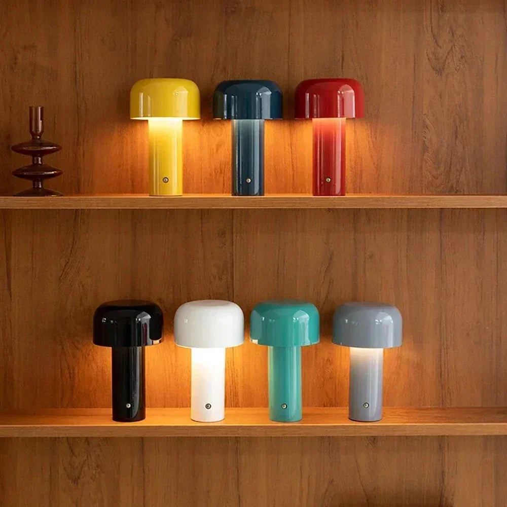 Mushroom Portable Rechargeable LED Table Lamp