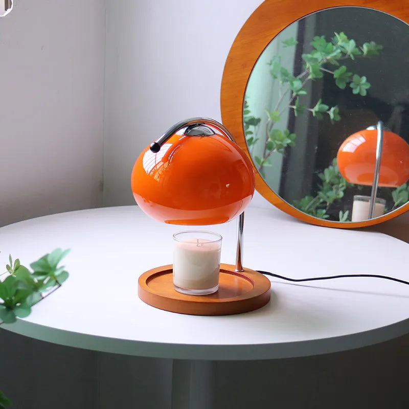 Retro Style Glass Candle Warmer Lamp