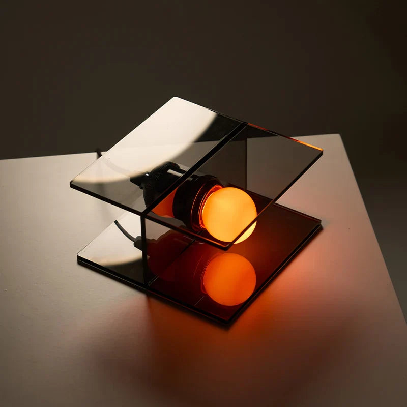 Sculptural Acrylic Desk Lamp