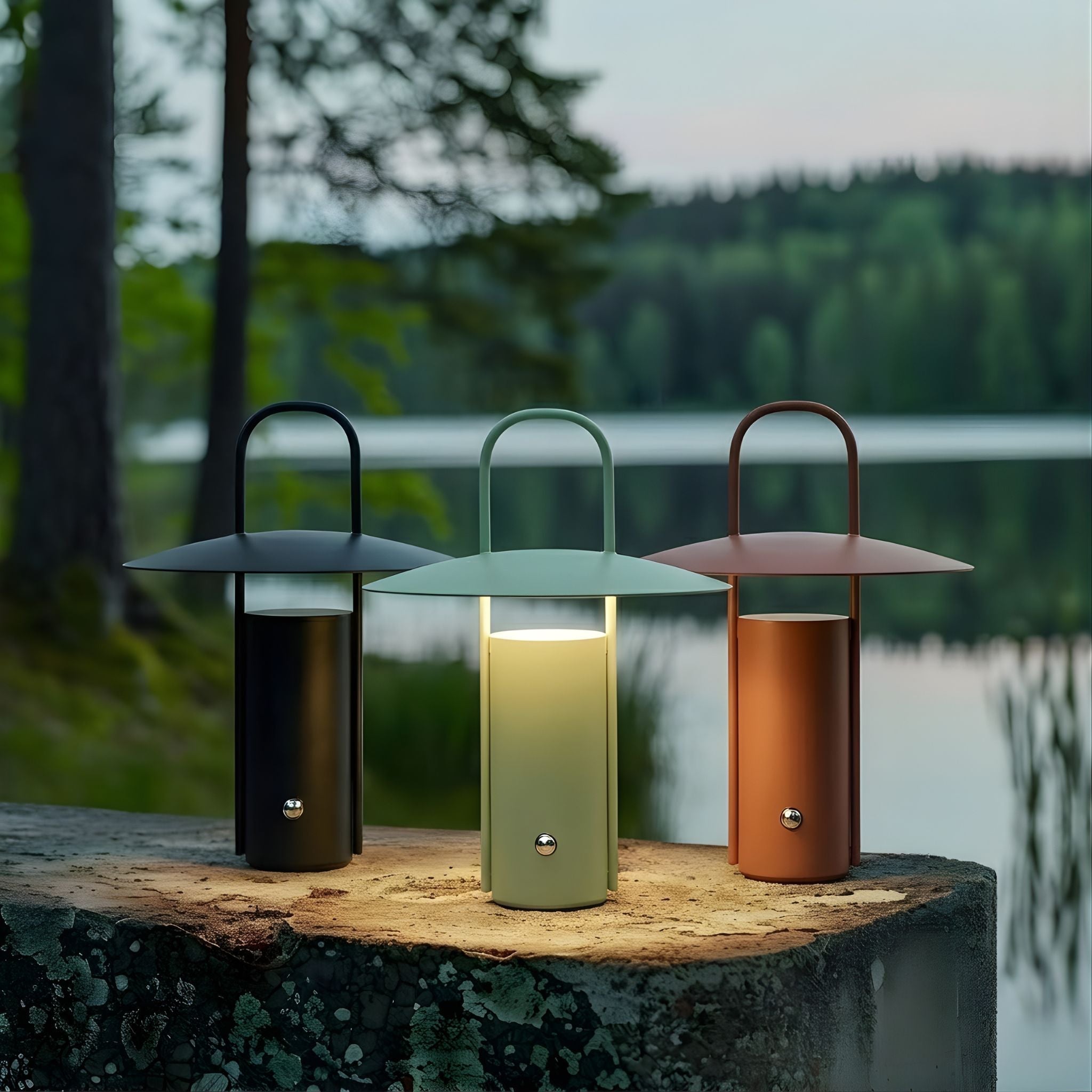Danish Portable Table Lamp. 24 cm – Rechargeable Design