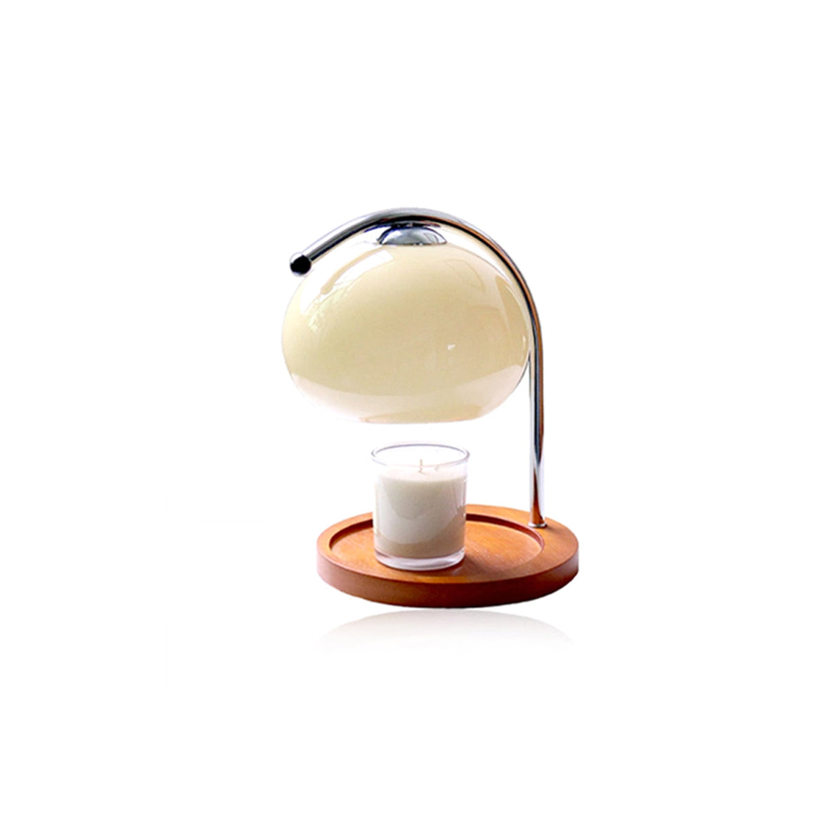 Retro Style Glass Candle Warmer Lamp