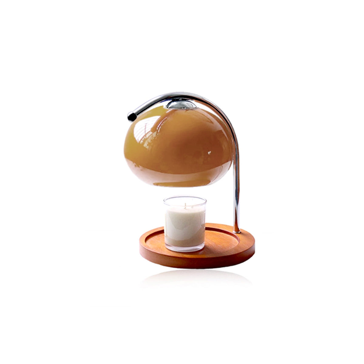 Retro Style Glass Candle Warmer Lamp