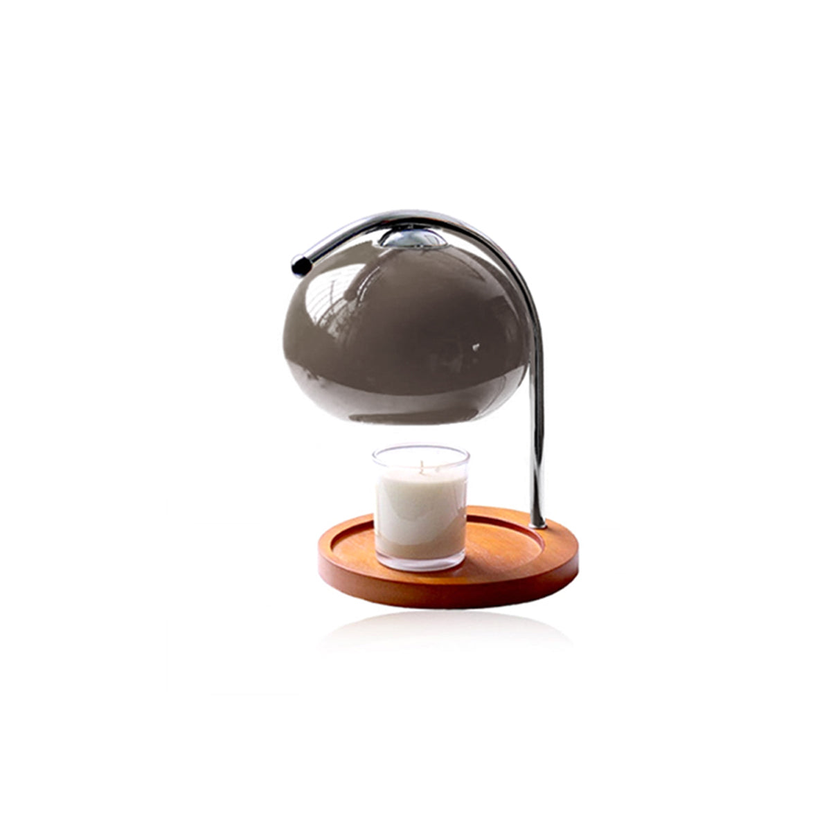 Retro Style Glass Candle Warmer Lamp