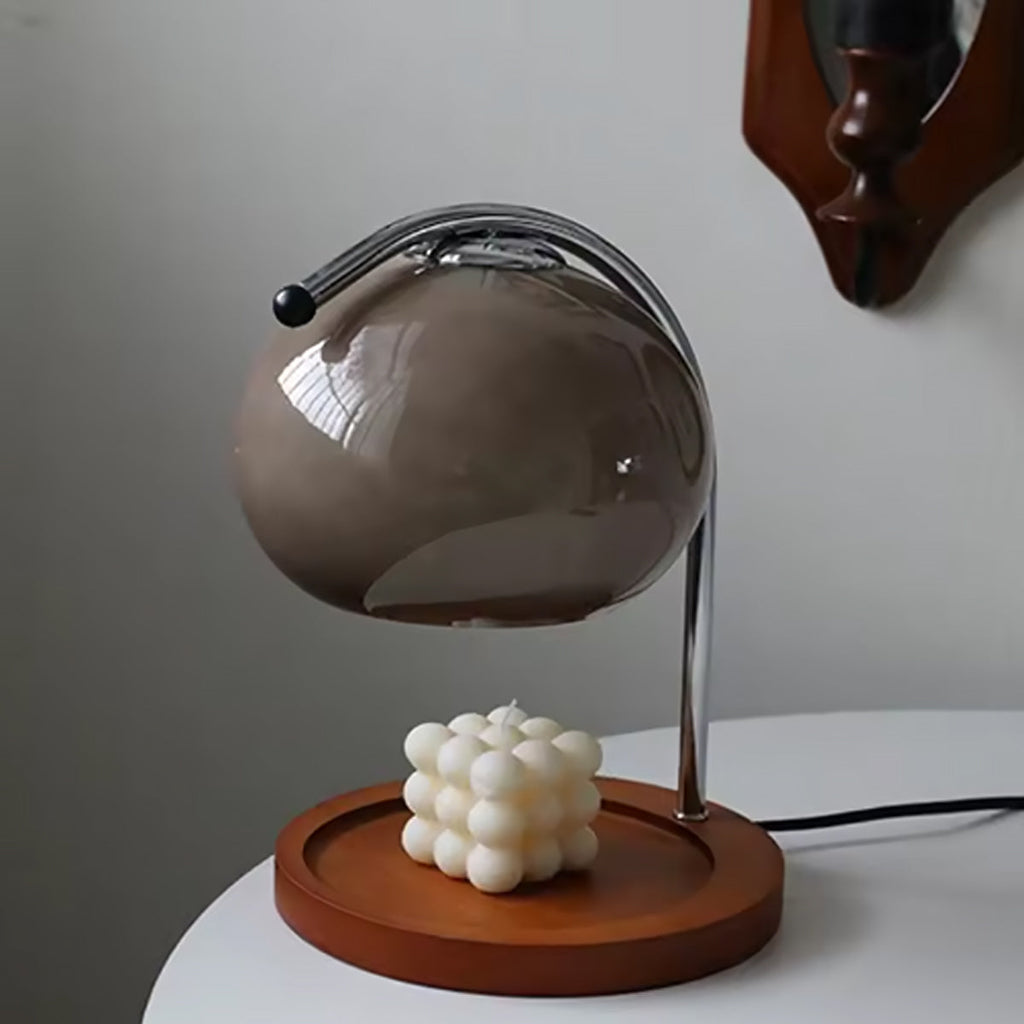Retro Style Glass Candle Warmer Lamp