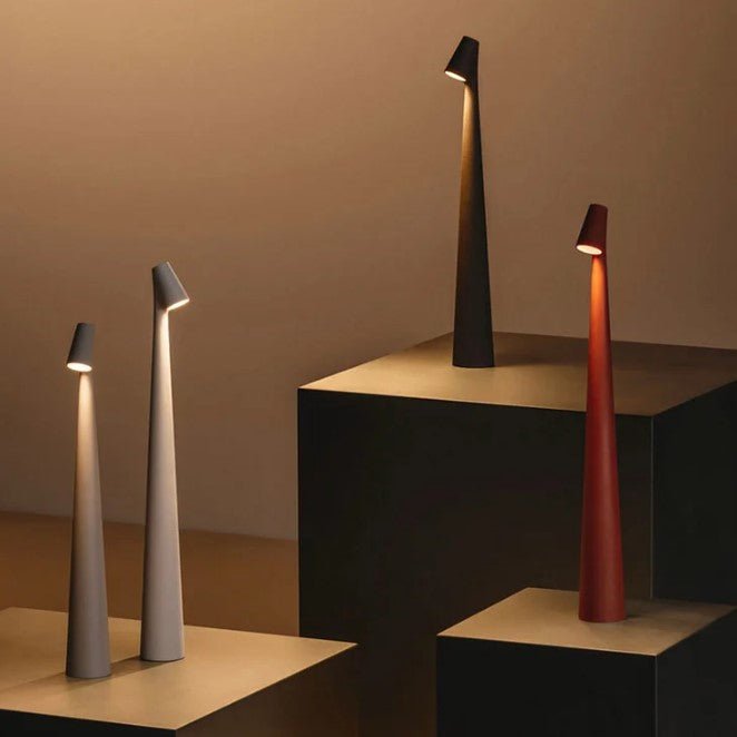 Rechargeable Portable Aluminium Table Lamp With Touch Dimming