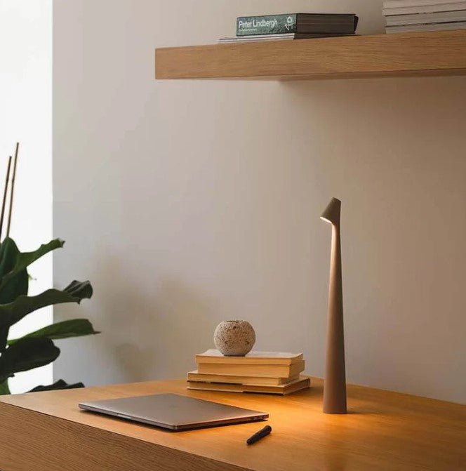 Rechargeable Portable Aluminium Table Lamp With Touch Dimming
