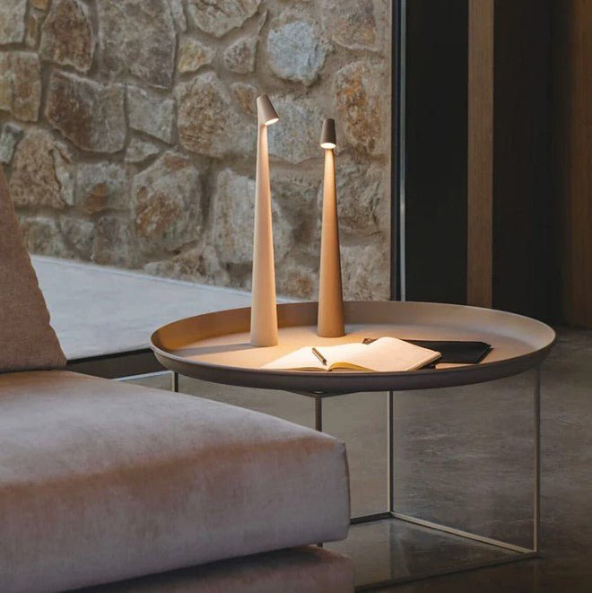 Rechargeable Portable Aluminium Table Lamp With Touch Dimming