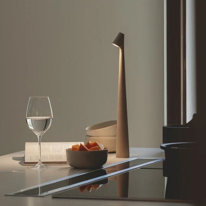 Rechargeable Portable Aluminium Table Lamp With Touch Dimming