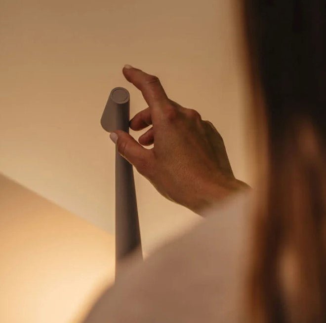 Rechargeable Portable Aluminium Table Lamp With Touch Dimming