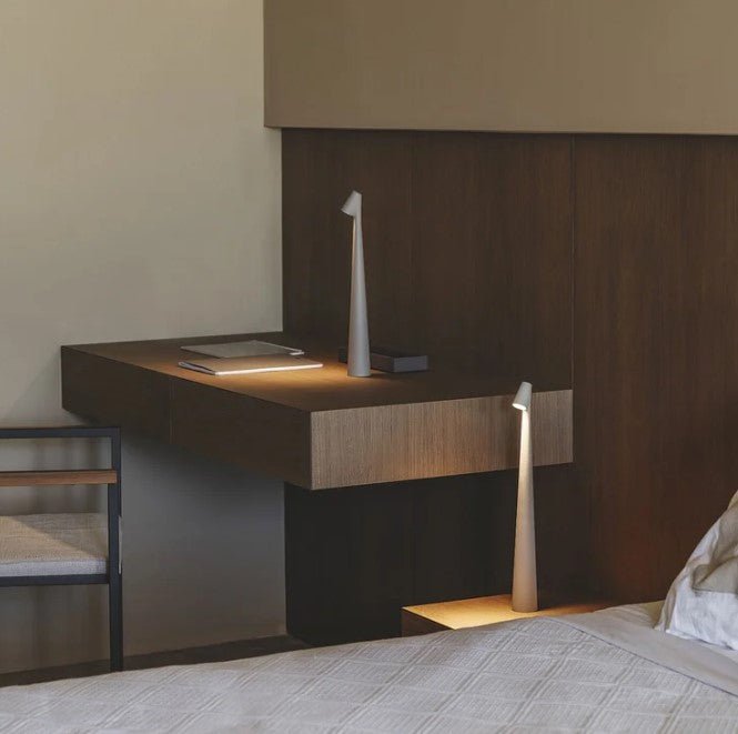 Rechargeable Portable Aluminium Table Lamp With Touch Dimming