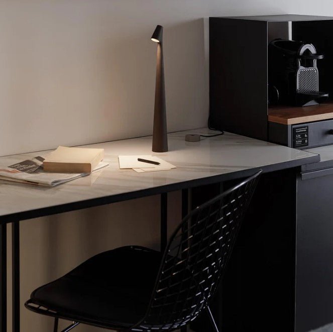 Rechargeable Portable Aluminium Table Lamp With Touch Dimming