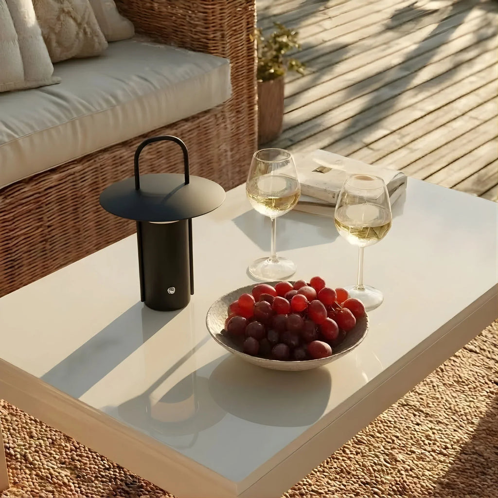 Danish Portable Table Lamp. 24 cm – Rechargeable Design