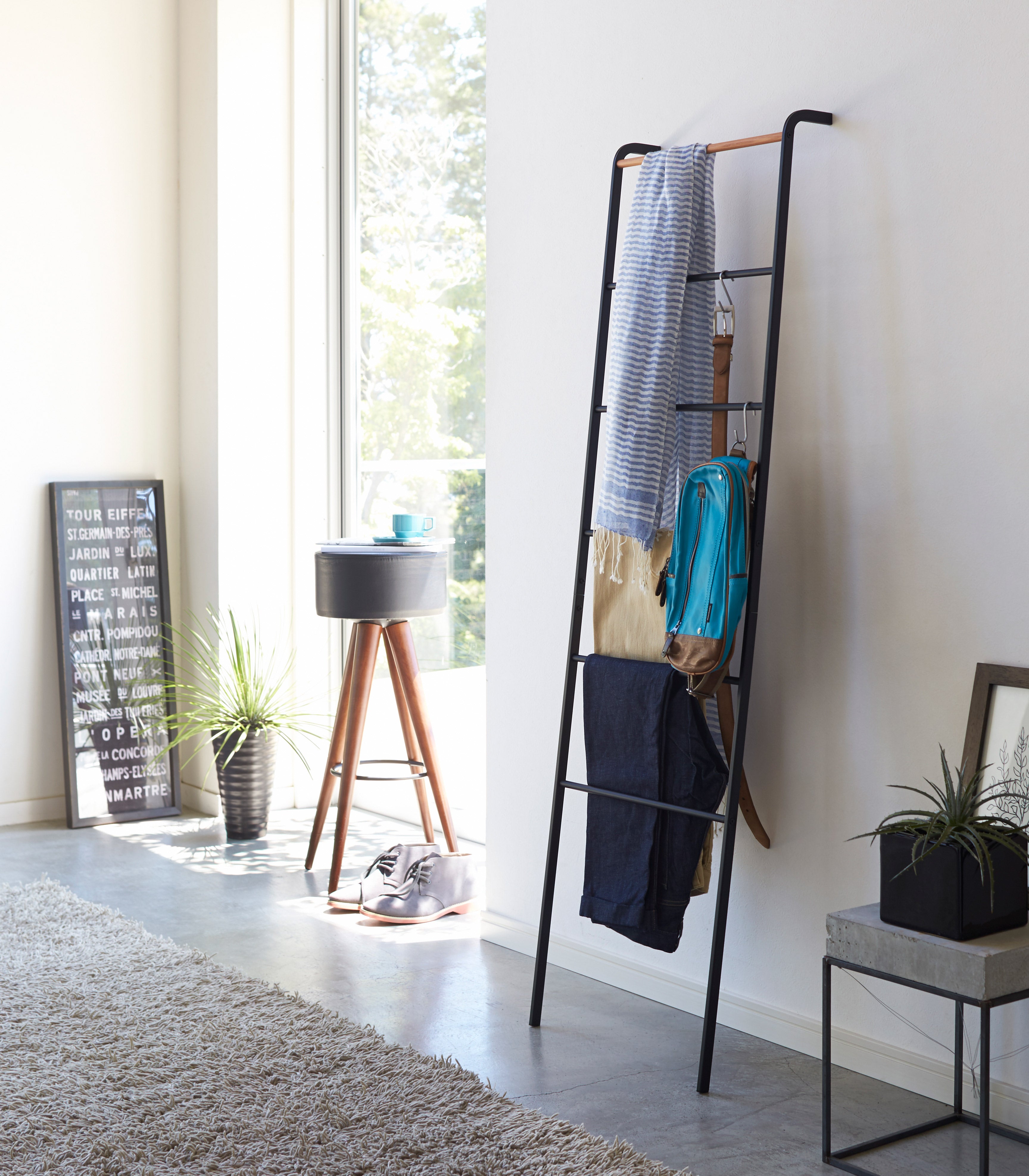 Leaning Storage Ladder (63 H)  - Steel