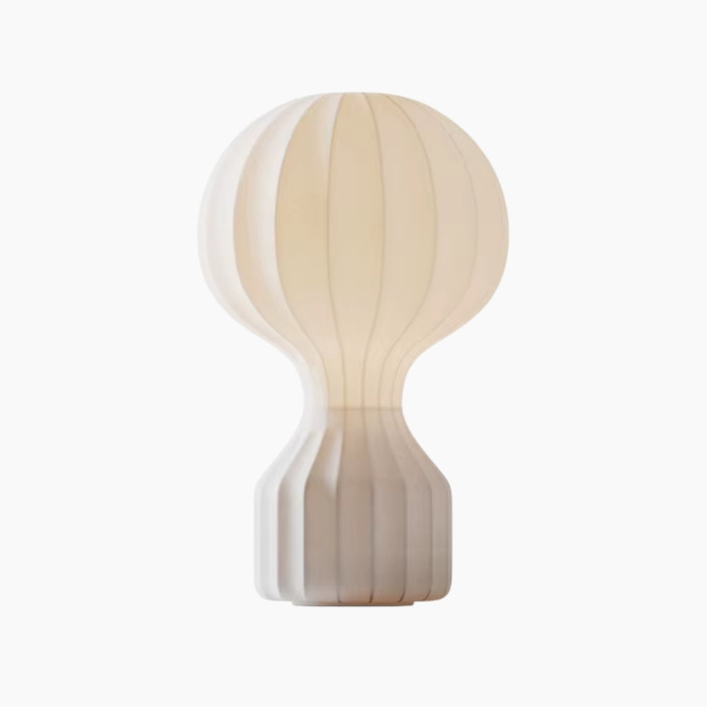 Nordic Silk Table Lamp With Sculptural Fabric Shade Ø18 cm
